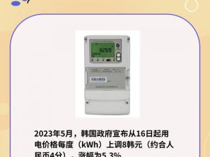 2024 年韩国三色电费优惠活动：智能电表用户可享费用折扣