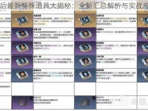 明日之后最新特殊道具大揭秘：全新汇总解析与实战应用指南