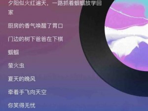 抖音热门橡皮歌曲分享：感受橡皮音乐与心灵的共鸣之旅