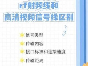 RF射频线和高清视频信号线区别—RF 射频线和高清视频信号线有哪些区别？