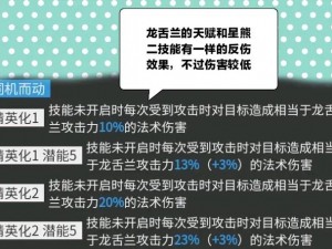 明日方舟龙舌兰技能属性解析：独特技能展现强大实力