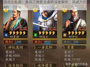 三国志战略版：象兵三势贾诩套路深度解析，其威力究竟如何？