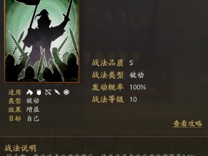 关于三国志战略版徐晃攻略的探索与策略分享