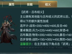 烽火戏诸侯之吕布技能深度解析：人中豪杰之吕布传奇战斗技巧揭秘