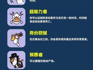 Goose Goose Duck角色全解析：深入探究鹅鸭杀中的多元角色魅力