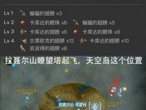 塞尔达传说滑翔伞任务攻略详解：从准备到完成的完整流程解析