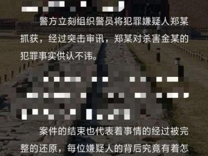 犯罪大师Crimaster全解析：答案汇总与案件真相大全手册