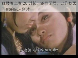 红楼春上春 20 时长，激情无限，让你欲罢不能的成人影片