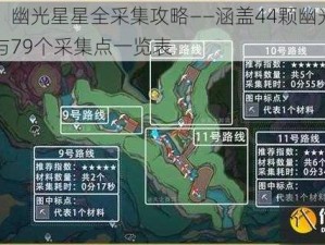 原神：幽光星星全采集攻略——涵盖44颗幽光星星路线与79个采集点一览表