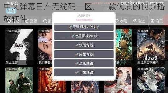 中文弹幕日产无线码一区，一款优质的视频播放软件