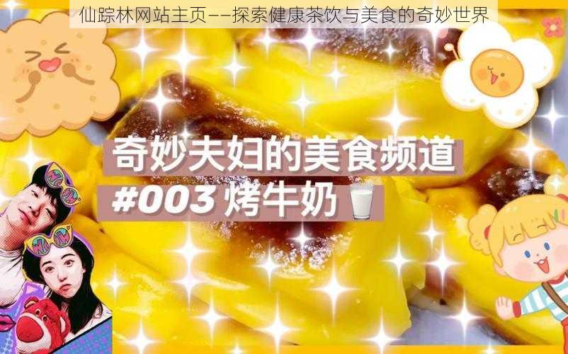 仙踪林网站主页——探索健康茶饮与美食的奇妙世界