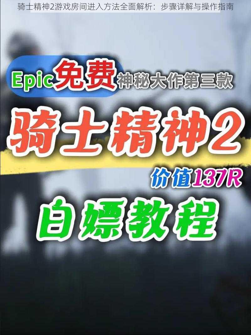 骑士精神2游戏房间进入方法全面解析：步骤详解与操作指南