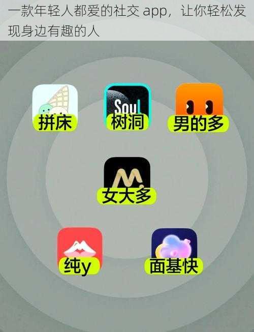 一款年轻人都爱的社交 app，让你轻松发现身边有趣的人