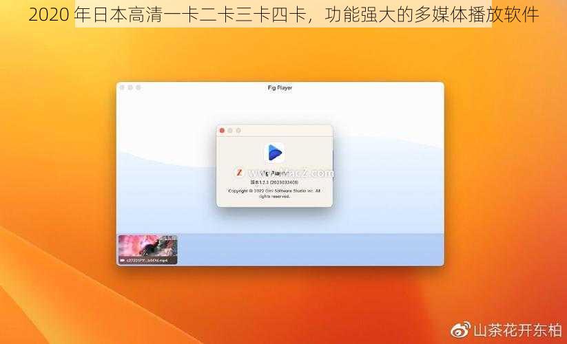 2020 年日本高清一卡二卡三卡四卡，功能强大的多媒体播放软件