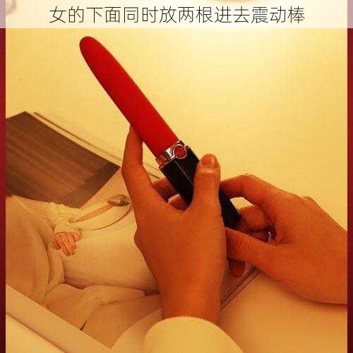 女的下面同时放两根进去震动棒