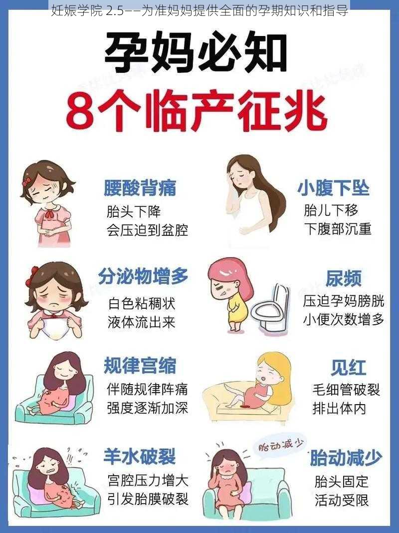 妊娠学院 2.5——为准妈妈提供全面的孕期知识和指导