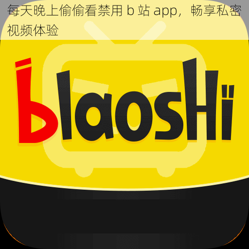 每天晚上偷偷看禁用 b 站 app，畅享私密视频体验