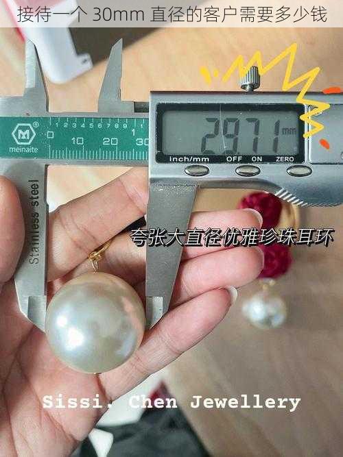 接待一个 30mm 直径的客户需要多少钱