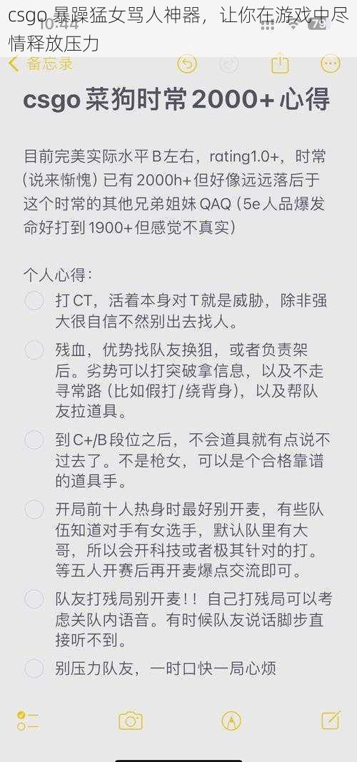 csgo 暴躁猛女骂人神器，让你在游戏中尽情释放压力