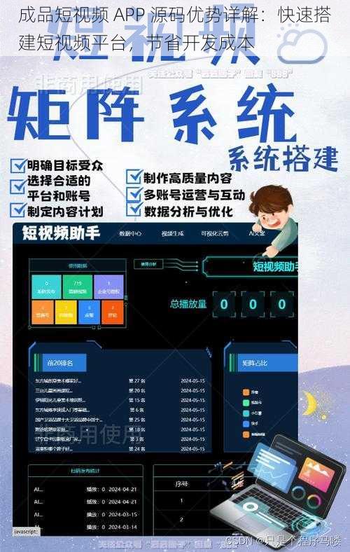 成品短视频 APP 源码优势详解：快速搭建短视频平台，节省开发成本