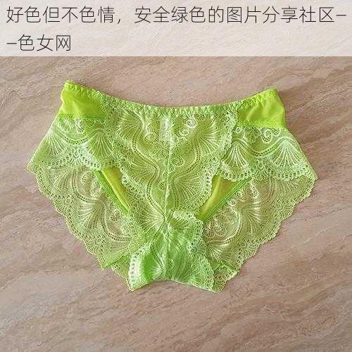 好色但不色情，安全绿色的图片分享社区——色女网