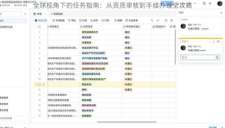 全球视角下的任务指南：从资质审核到手续办理全攻略