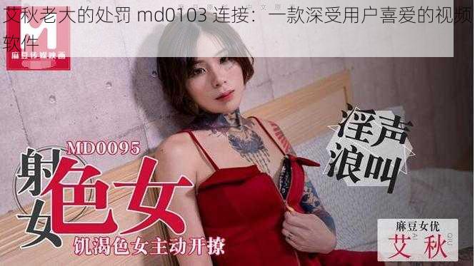 艾秋老大的处罚 md0103 连接：一款深受用户喜爱的视频软件