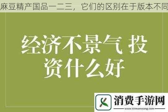 麻豆精产国品一二三，它们的区别在于版本不同