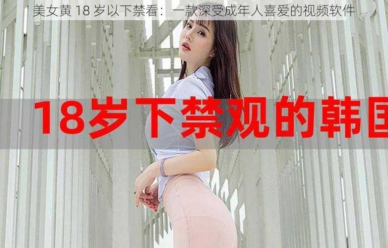 美女黄 18 岁以下禁看：一款深受成年人喜爱的视频软件