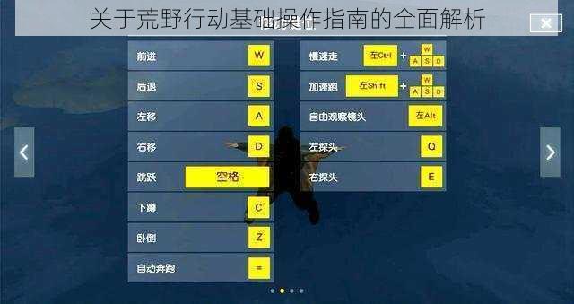 关于荒野行动基础操作指南的全面解析