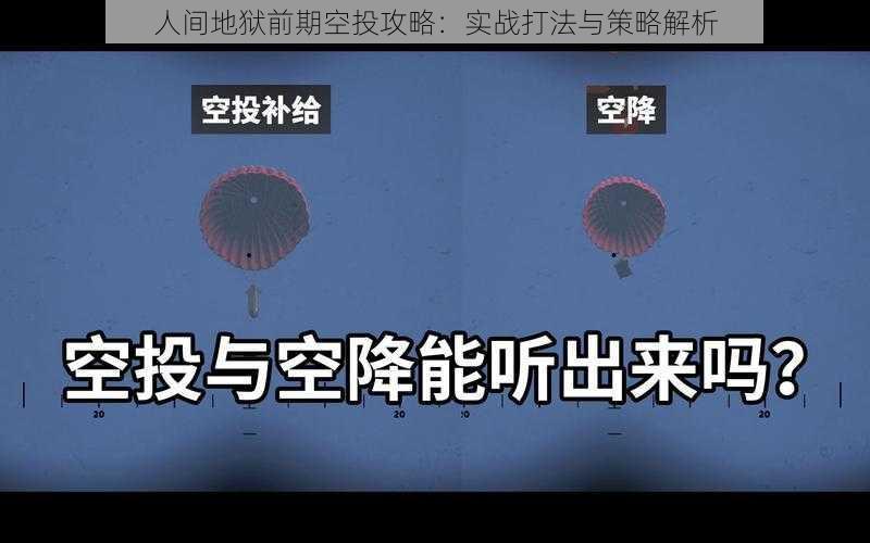 人间地狱前期空投攻略：实战打法与策略解析