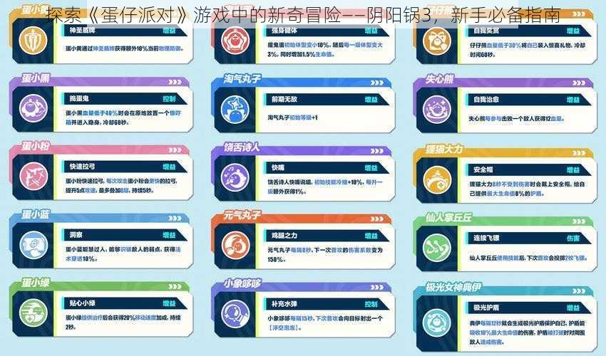 探索《蛋仔派对》游戏中的新奇冒险——阴阳锅3，新手必备指南