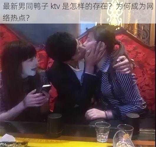 最新男同鸭子 ktv 是怎样的存在？为何成为网络热点？