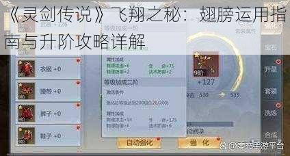 《灵剑传说》飞翔之秘：翅膀运用指南与升阶攻略详解
