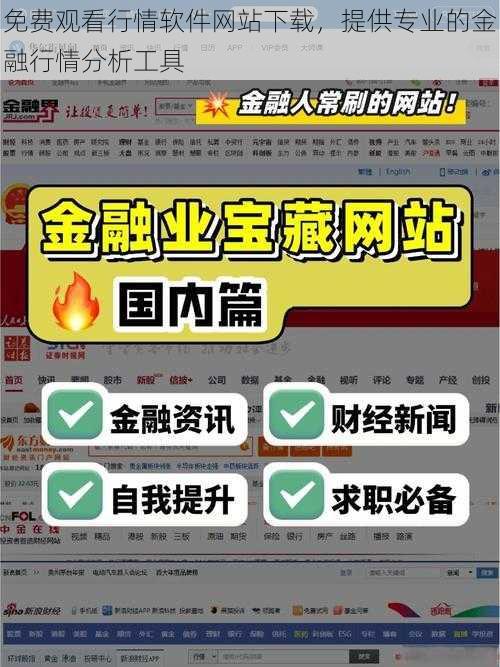 免费观看行情软件网站下载，提供专业的金融行情分析工具