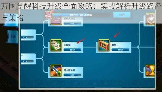 万国觉醒科技升级全面攻略：实战解析升级路径与策略