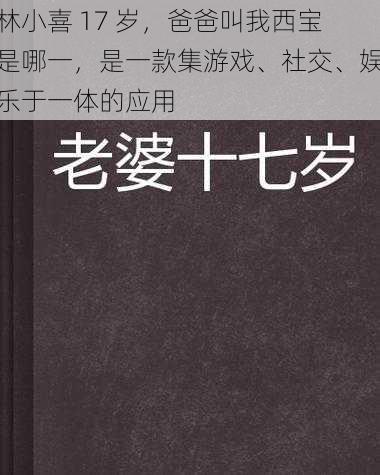 林小喜 17 岁，爸爸叫我西宝是哪一，是一款集游戏、社交、娱乐于一体的应用