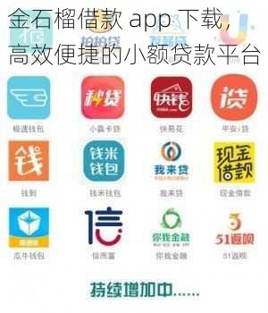 金石榴借款 app 下载，高效便捷的小额贷款平台