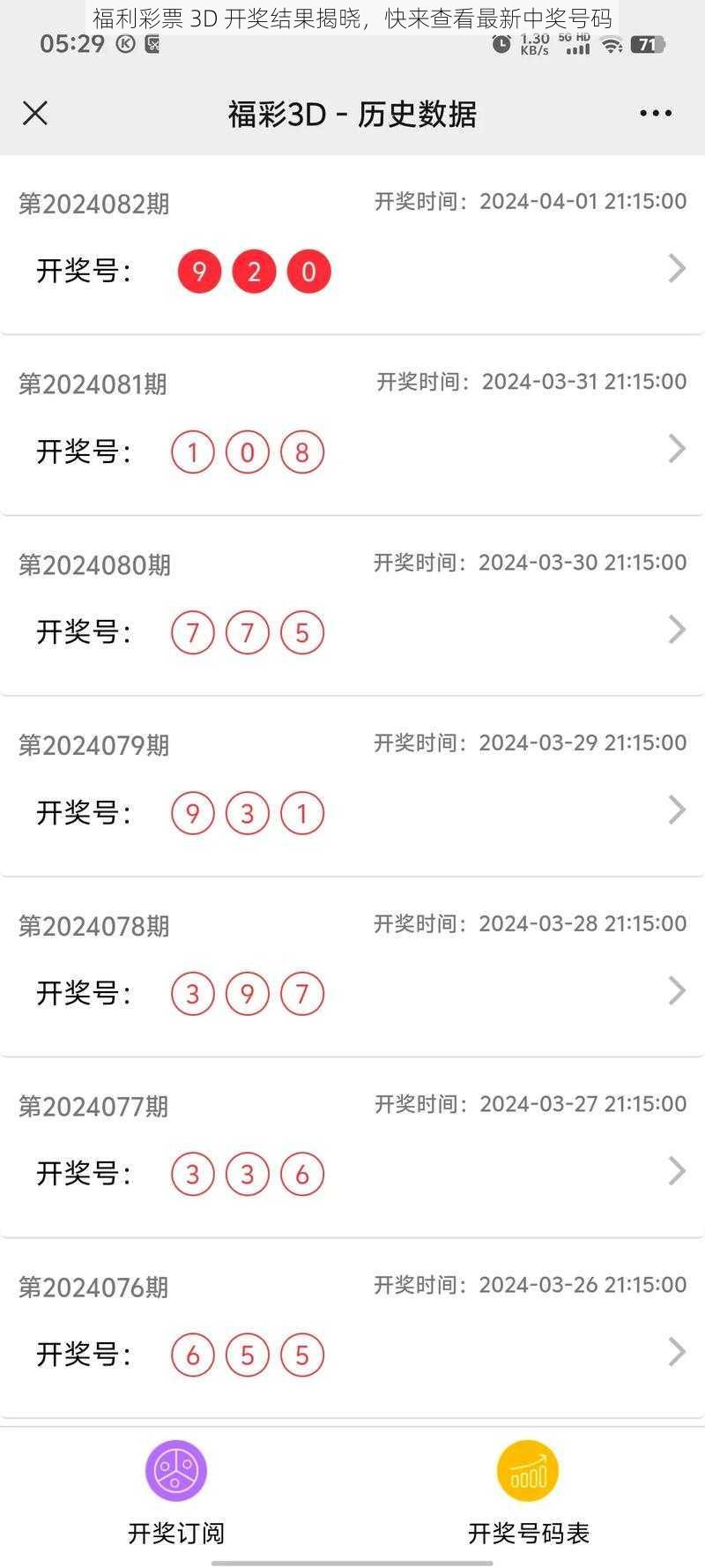 福利彩票 3D 开奖结果揭晓，快来查看最新中奖号码