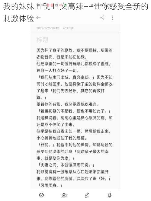 我的妺妺 h 乱 H 文高辣——让你感受全新的刺激体验