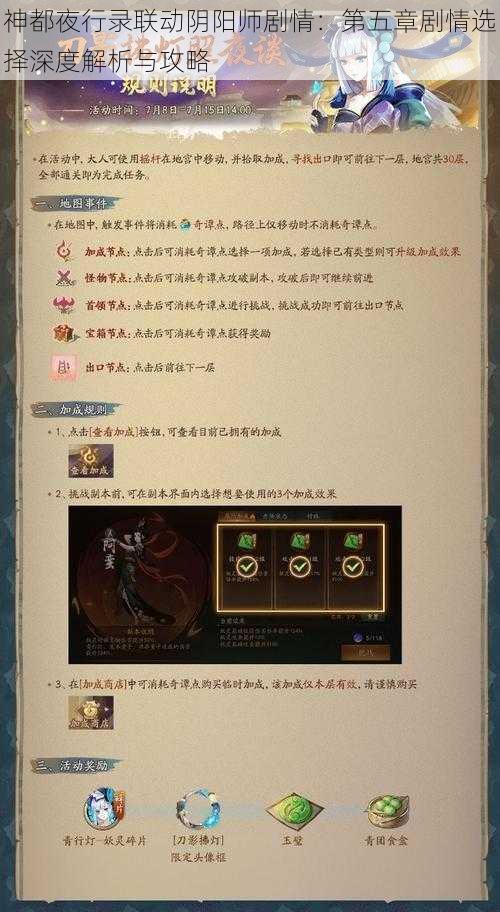 神都夜行录联动阴阳师剧情：第五章剧情选择深度解析与攻略