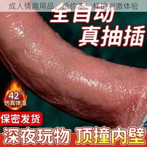 成人情趣用品，给你不一样的刺激体验