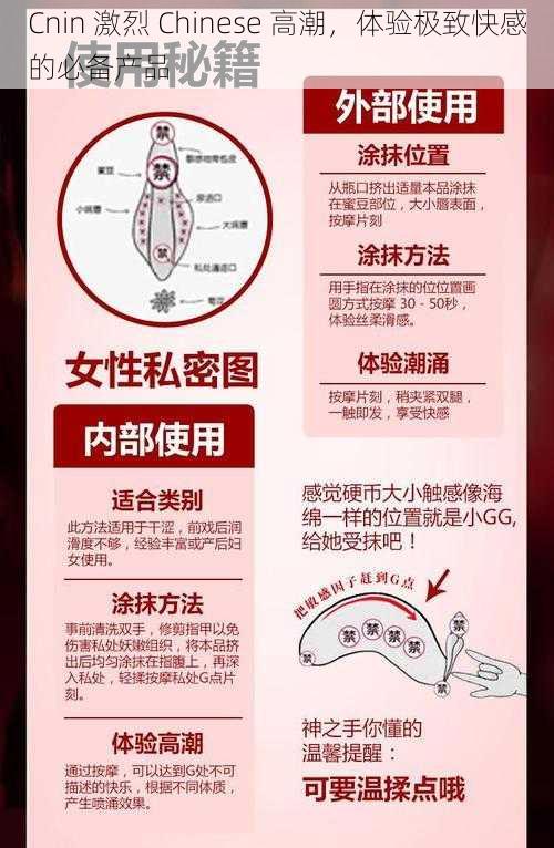 Cnin 激烈 Chinese 高潮，体验极致快感的必备产品