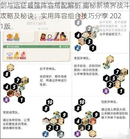 剑与远征最强阵容搭配解析 揭秘新境界战斗攻略及秘诀：实用阵容组合技巧分享 2021版