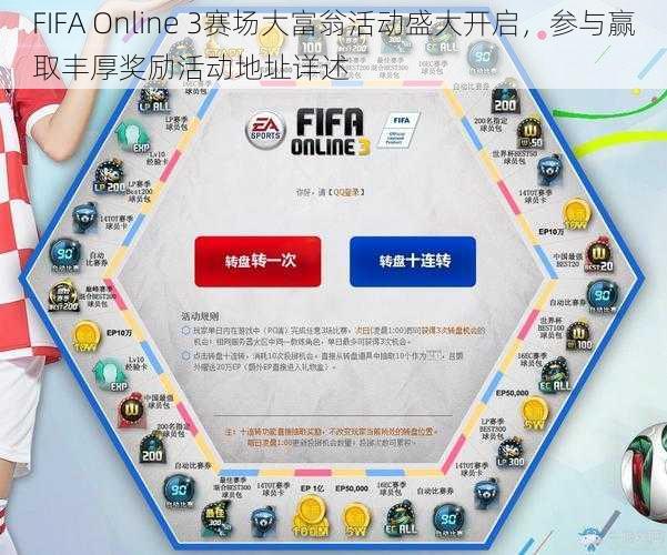 FIFA Online 3赛场大富翁活动盛大开启，参与赢取丰厚奖励活动地址详述