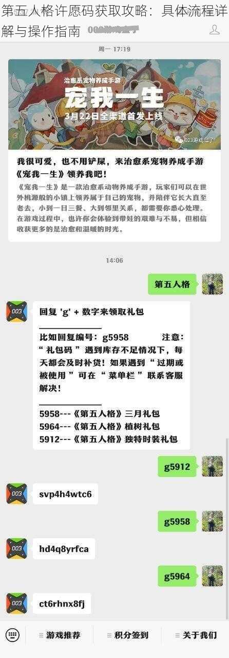 第五人格许愿码获取攻略：具体流程详解与操作指南