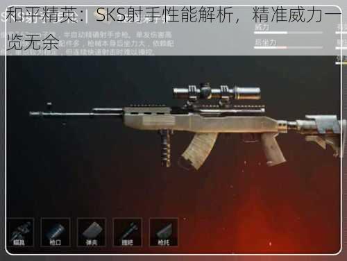 和平精英：SKS射手性能解析，精准威力一览无余