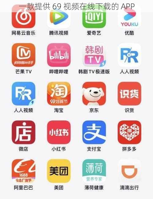 一款提供 69 视频在线下载的 APP