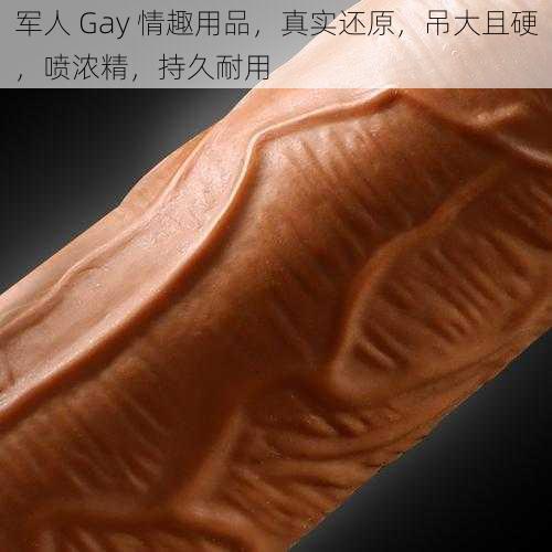 军人 Gay 情趣用品，真实还原，吊大且硬，喷浓精，持久耐用