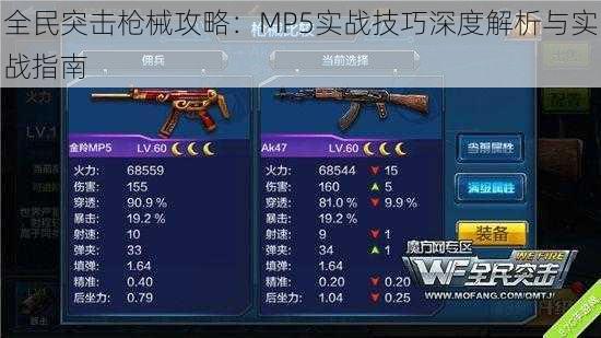 全民突击枪械攻略：MP5实战技巧深度解析与实战指南